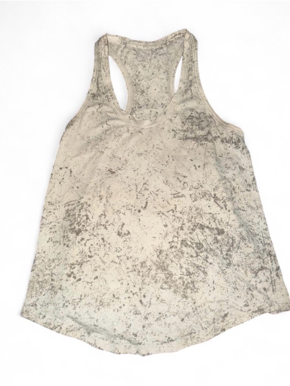 lululemon athletica Mineral Wash Racerback Tank - Cream & Gray